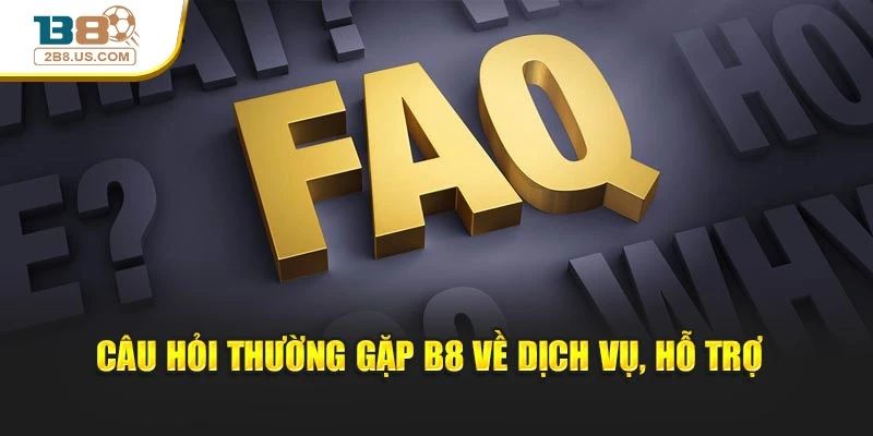 Câu hỏi thường gặp B8 về dịch vụ, hỗ trợ
